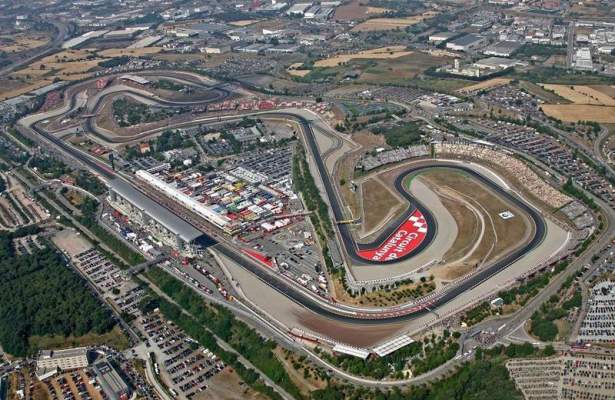 Circuit de Catalunya, Barcelona aerial